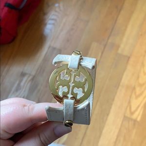 Tory Burch leather cuff bracelet